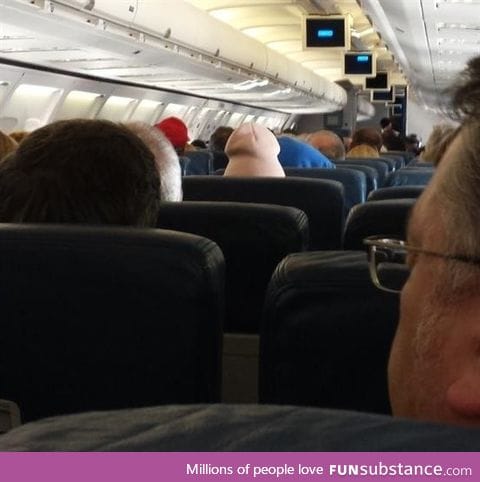 My friend was on a plane when suddenly