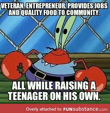 Good guy Eugene Krabs