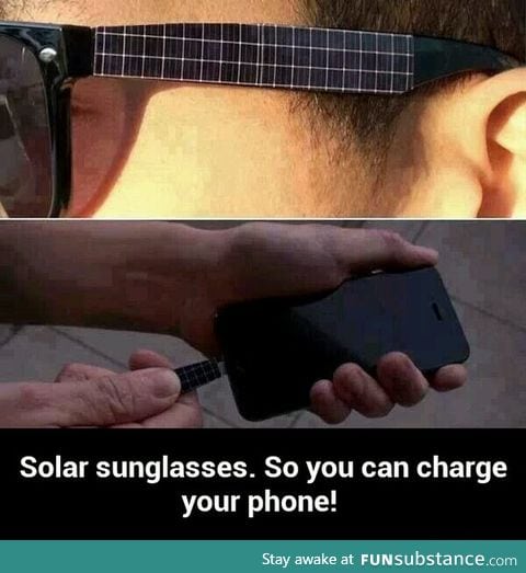 Solar sunglasses