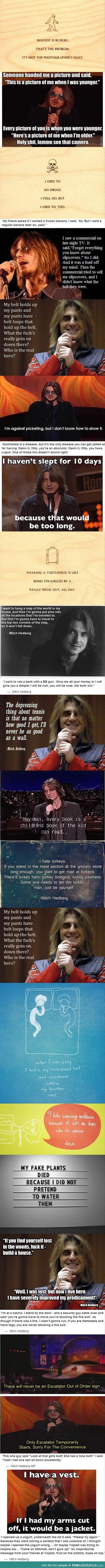 Mitch Hedberg quotes