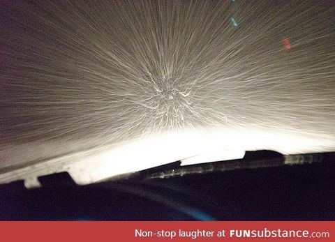 Why I love winter driving - I pretend I'm in the millennium falcon