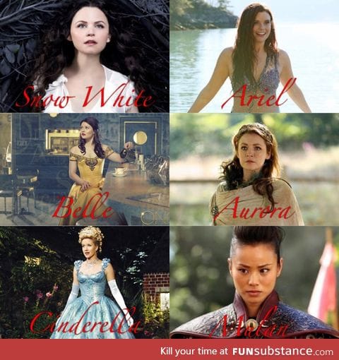 Disney Princesses-Once Upon A Time Version
