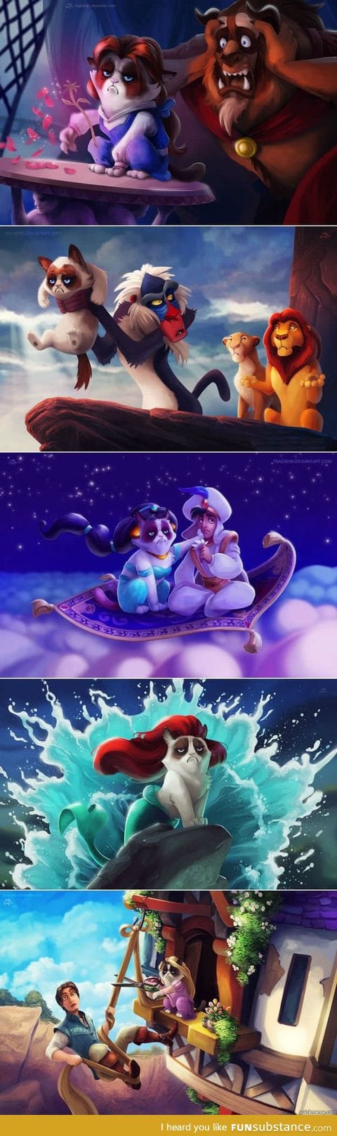 Disney, starring grumpy cat