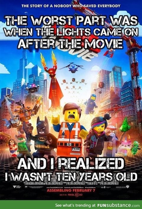 The worst part of the lego movie