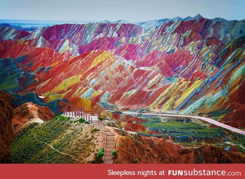 Zhangye Danxia Landform, China