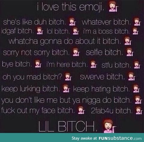 I love this emoji 