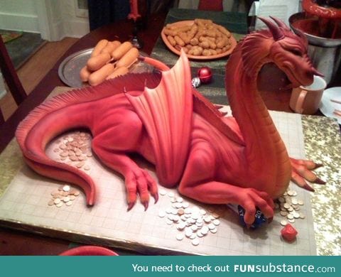 Cool Dragon Cake