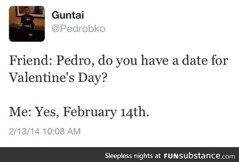 Date for Valentine's day