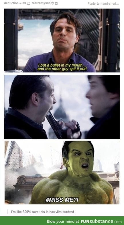 Moriarty = Hulk?