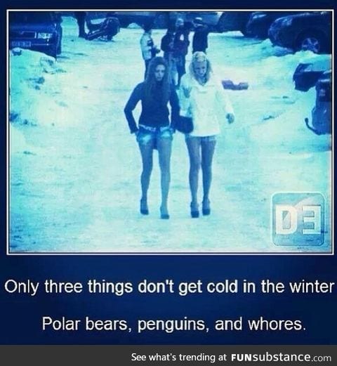 Only 3 things that don't get cold