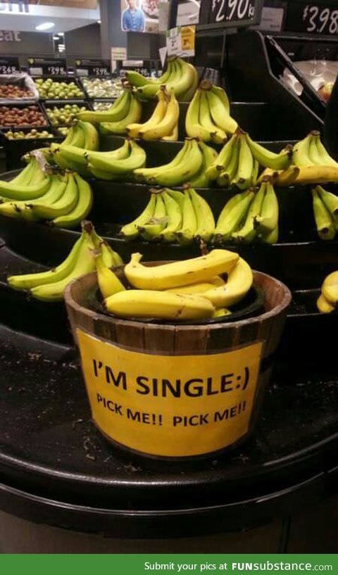 Single bananas