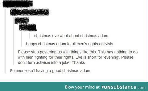 Someone's on adam's bad list