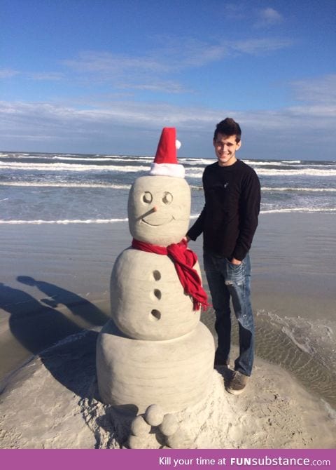 This is how we do snowmen in florida