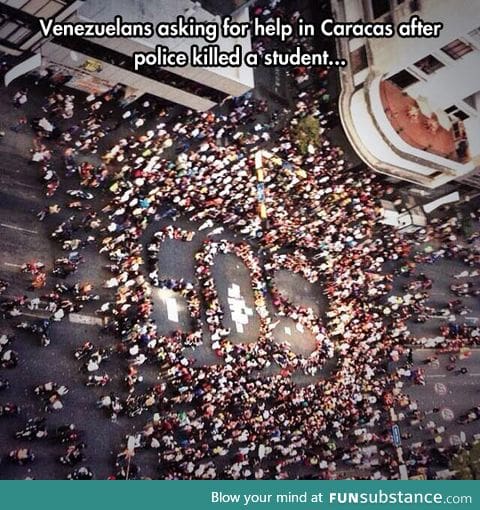 Venezuelan streets full of protesting students