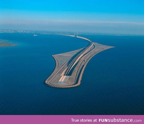 Sweden to Denmark, Underwater bridge