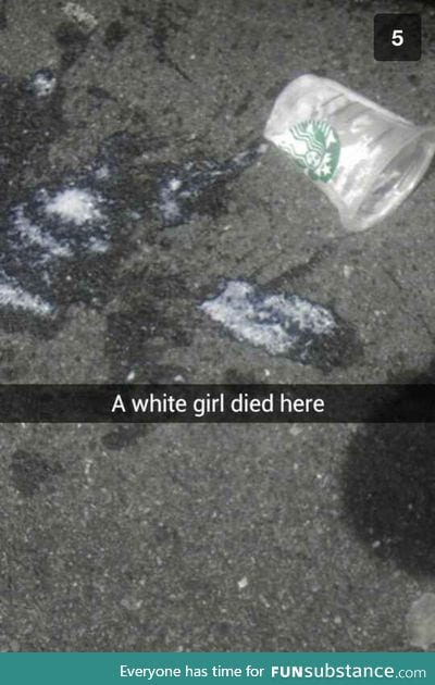 a white girl dies here