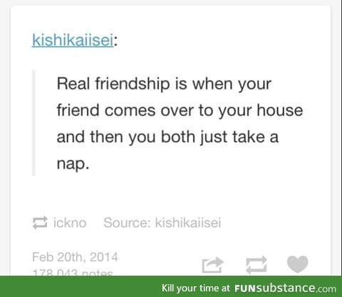 definition of real friendship