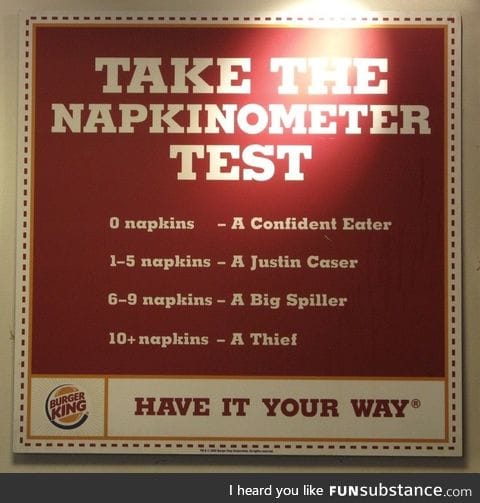 The napkinometer