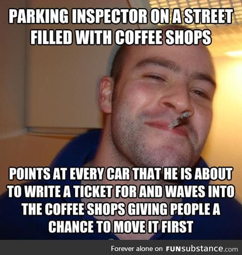 Good guy parking inspector. Spied this today and think he deserves props