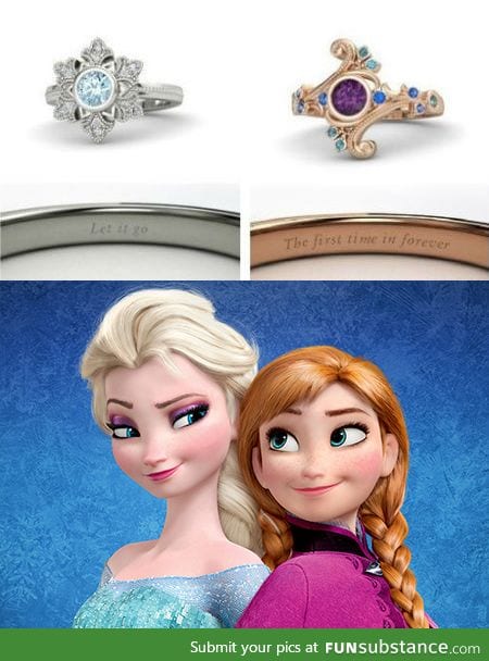 Frozen Inspired Rings