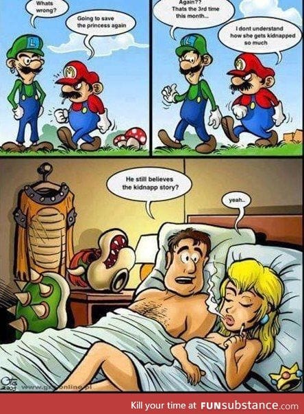 Poor Mario just doesn't understand