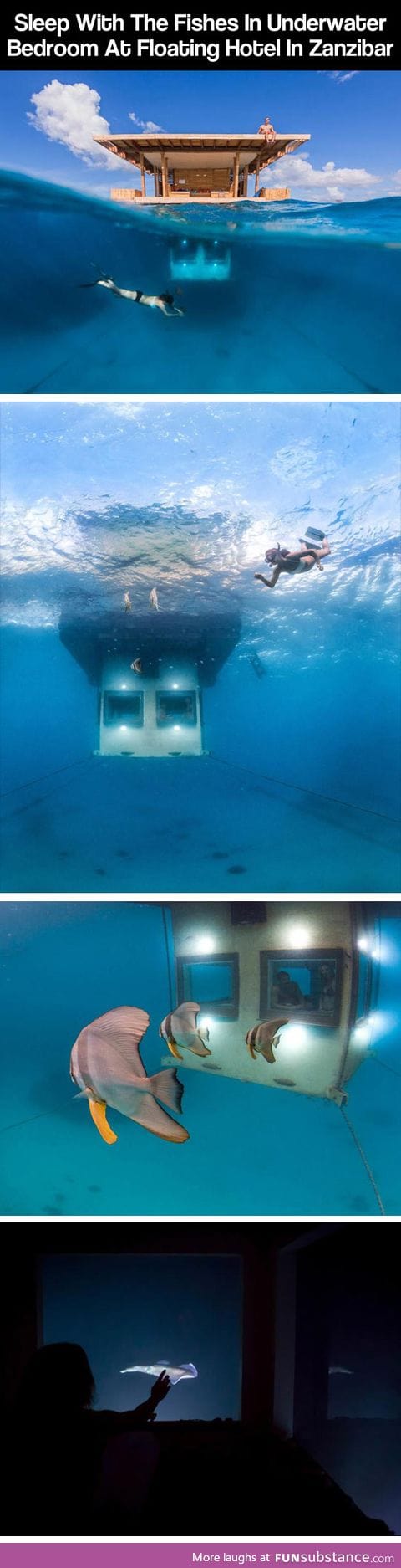 Awesome underwater bedroom