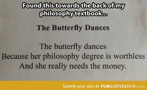 The butterfly dances