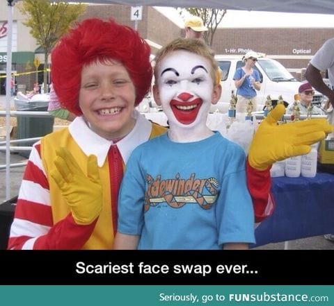 Creepy faceswap