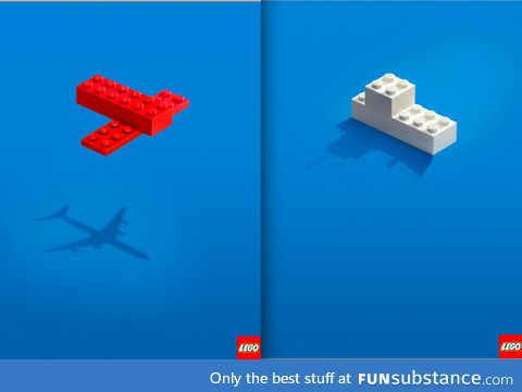 Minimalistic Lego ad from 2006