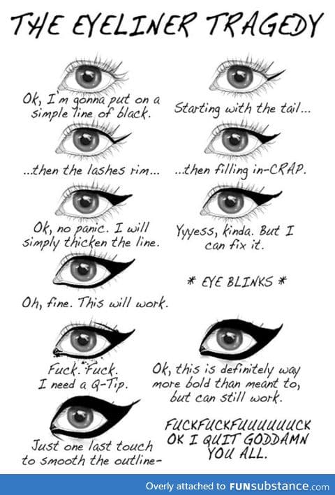 The eyeliner tragedy