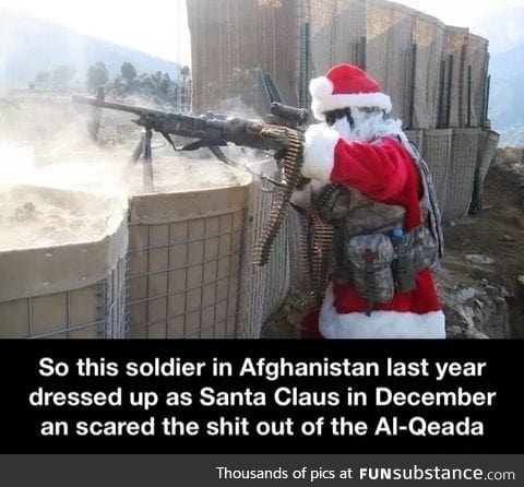 Santa claus the soldier