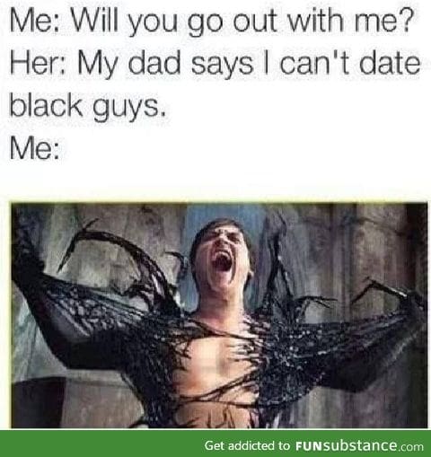 Can't date black guys