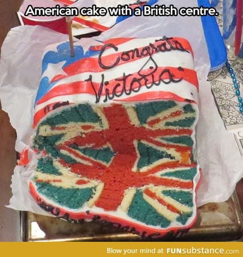 International relations in a cake