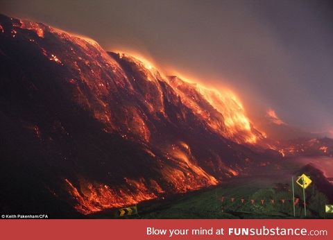 Austrailian coal mine fire