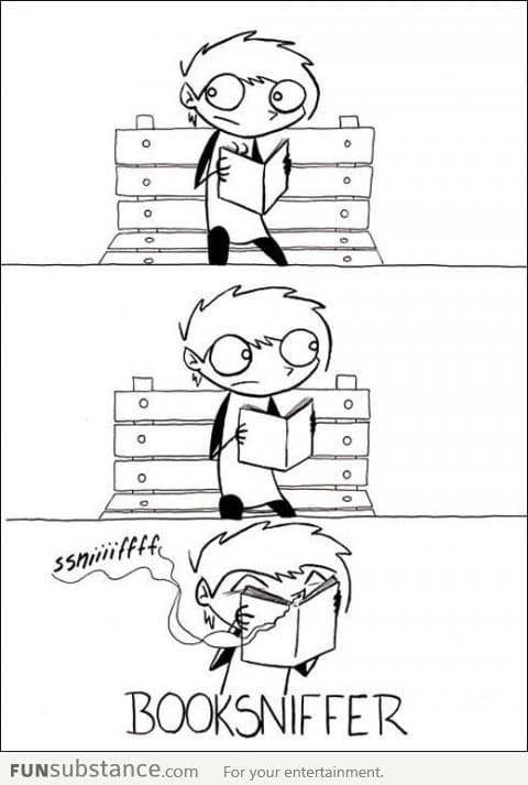 My secret addiction: Book sniffing