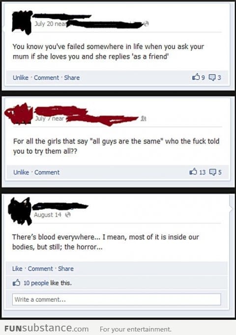 Epic Facebook Statuses