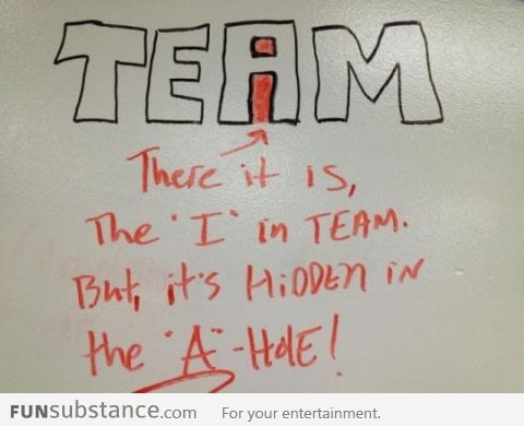 The "I" in Team