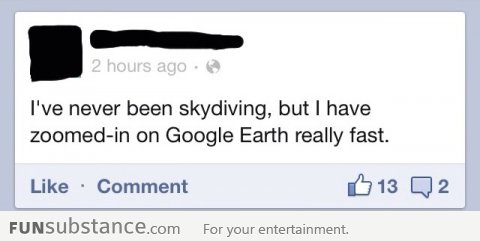 As good as skydiving