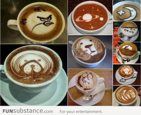 Awesome coffee art