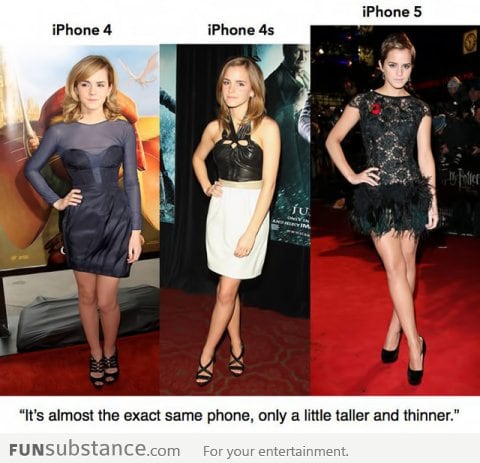 iPhone 5 is like Emma Watson