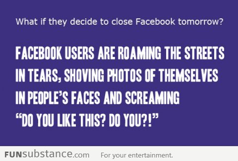 What if Facebook shuts down?