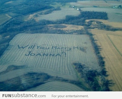 Farm boy proposes like a boss!