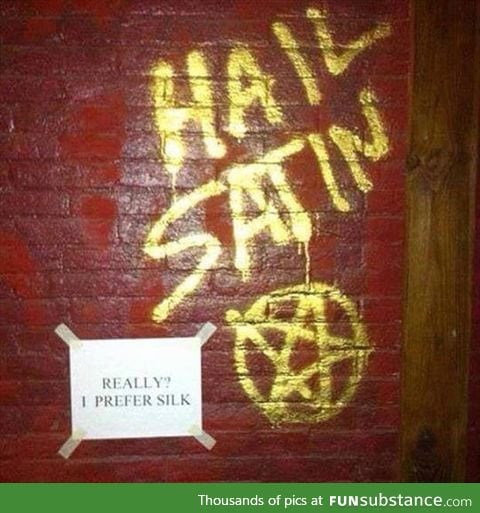 "hail satin"