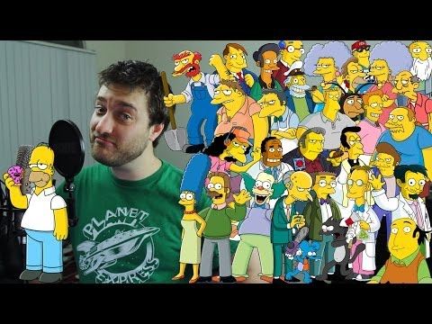Watch this guy nail the voices of 33 Simpsons characters