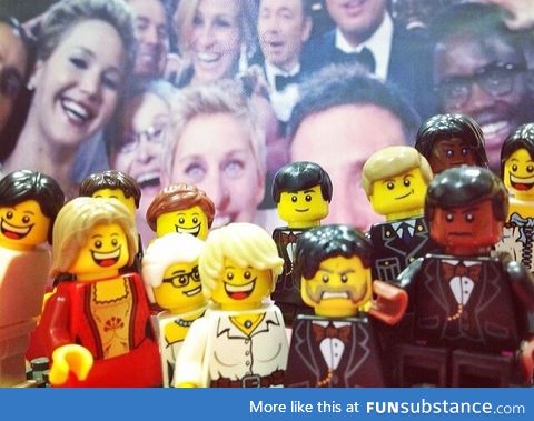 Remake of Oscar Selfie by Lego