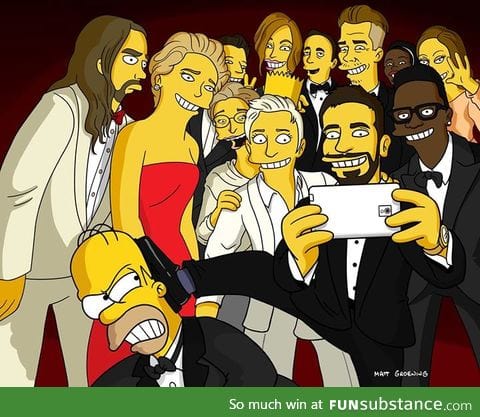 Oscar® Selfie: A wider view.