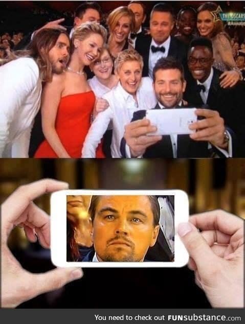 The Oscar selfie wasn't a selfie