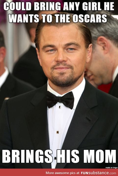 Good guy Leo at the Oscars