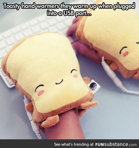 Cute hand warmers for computer users