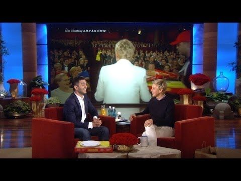 The Oscars pizza guy got a $1000 Tip and appeared on Ellen's show